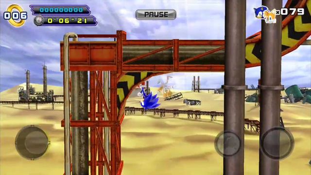 Прохождение за Супер Соника (sonic 4 Episode 2 Oil Desert) часть 3