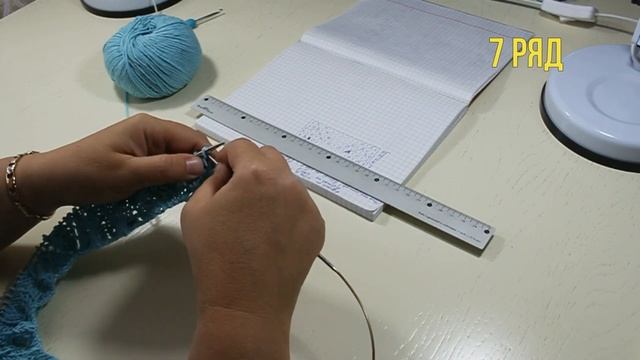 Красивый топ на тонких бретельках. Вязание спицами. смотреть онлайн