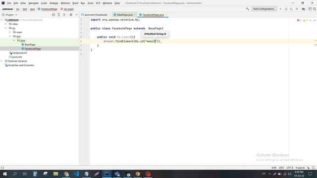 How to write Facebook Login Test Case in selenium java смотреть онлайн