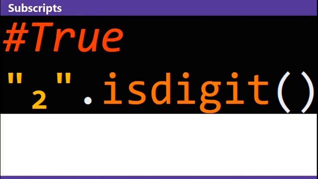 Python isdigit смотреть онлайн