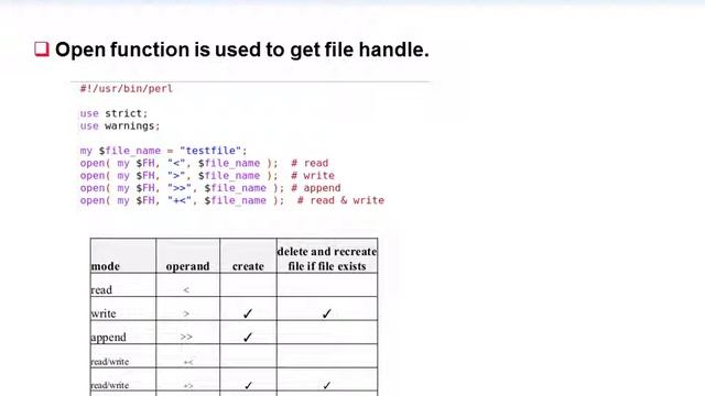 Perl File Handling Open смотреть онлайн