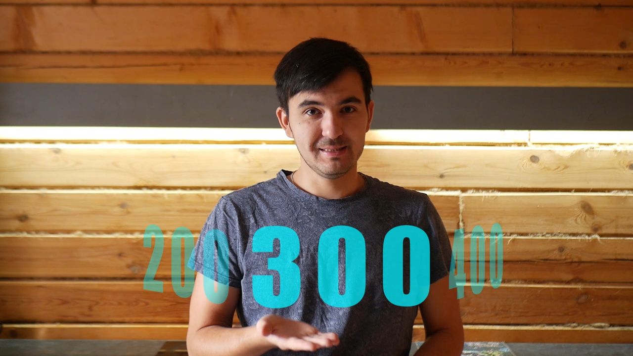 Круговая 3D анимация в видео. Выбор элемента. смотреть онлайн