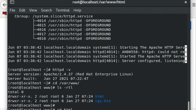 How to Install and Configure Apache on Redhat Enterprise Linux 8.0 (RHEL 8) смотреть онлайн
