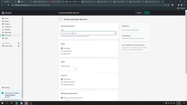 Shopify Основы #1 - Первоначальные Настройки Шопифай Магазина смотреть онлайн