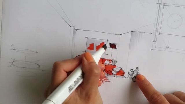 ✍?INTERIOR DRAWING MAGIC: my new class on Skillshare смотреть онлайн