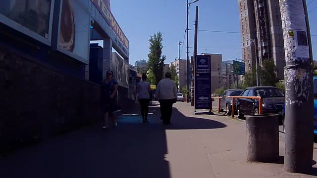 Пешеходный маршрут к офису "Ланет" от метро "Святошин" смотреть онлайн