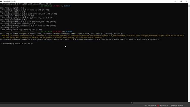 Создаем Discord бота на Python (Windows) смотреть онлайн
