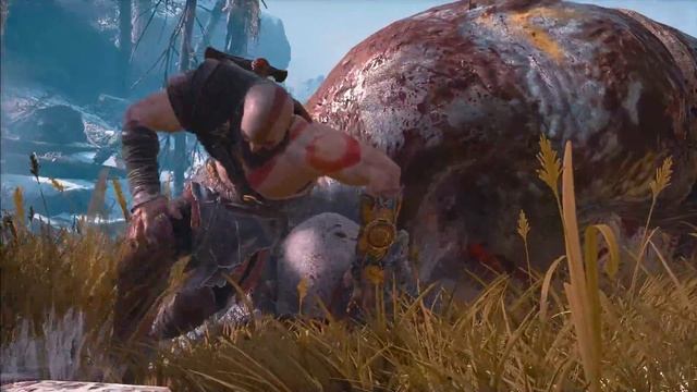 THIS CUTSCENE Will Make Your Day - God of War. смотреть онлайн