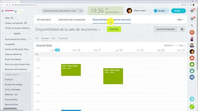 ¿Cómo funciona el calendario del CRM Bitrix24? смотреть онлайн