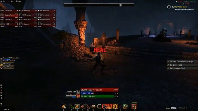 [ESO][Guide] Veteran Sanctum Ophidia - Ozara (kiting adds) - Off Tank POV смотреть онлайн