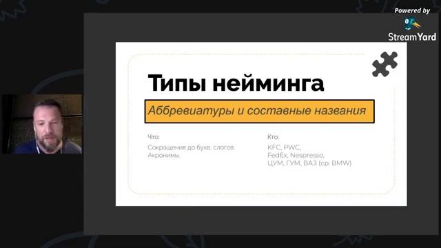 Вебинар "Правила хорошего нейминга" смотреть онлайн