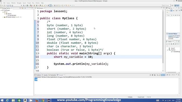 What are different Data types and variables in Java | Java programming tutorial 4 смотреть онлайн