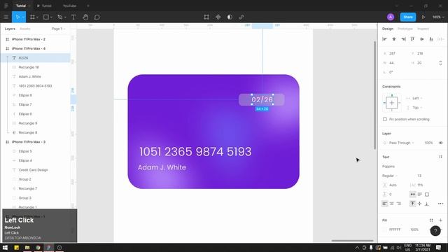 How To Design Credit Card In Figma | Glass Morphism | Figma | Figma Tutorial For Beginners | Easily смотреть онлайн