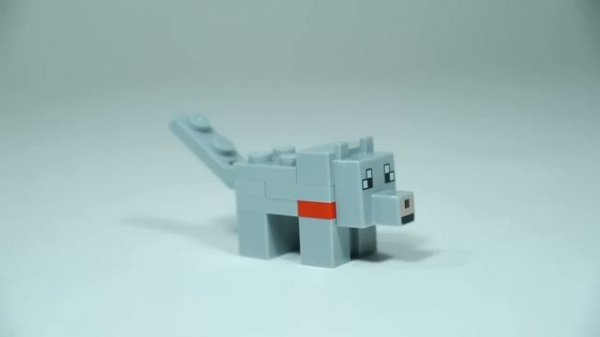 How To Build LEGO Minecraft Wolf / Dog