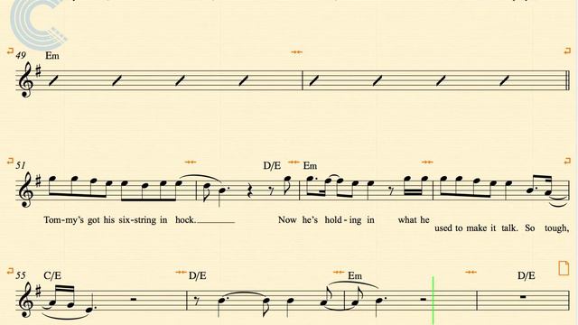 Oboe - Livin on a Prayer - Bon Jovi - Sheet Music, Chords, & Vocals смотреть онлайн