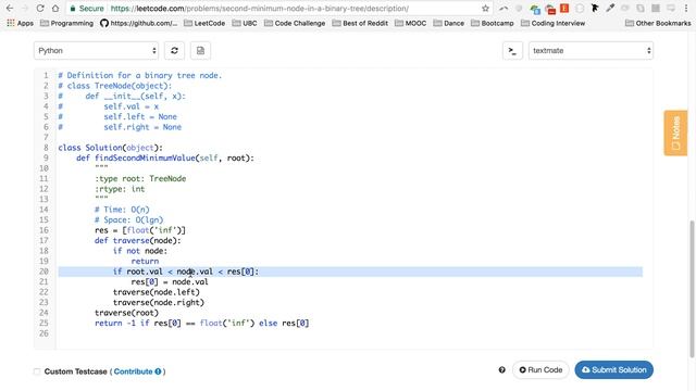 Second Minimum Node in Tree смотреть онлайн