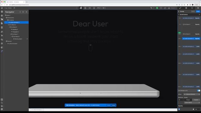 Fancy Minimal Header in Webflow with Lottie смотреть онлайн