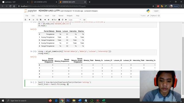 UAS KDWDM (ROOT NODE Menggunakan Algoritma Decision Tree) смотреть онлайн