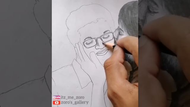 pencil sketch of master heroes | thalapathi | vijay | makkal selvan | vijay sethupathi | master смотреть онлайн
