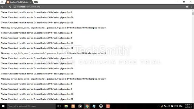 How to select data from MySQL Database Table Using PHP смотреть онлайн