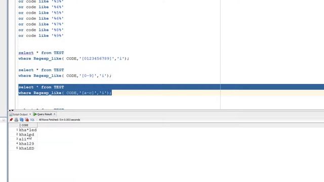 Regular Expressions in oracle part 2/ Arabic смотреть онлайн