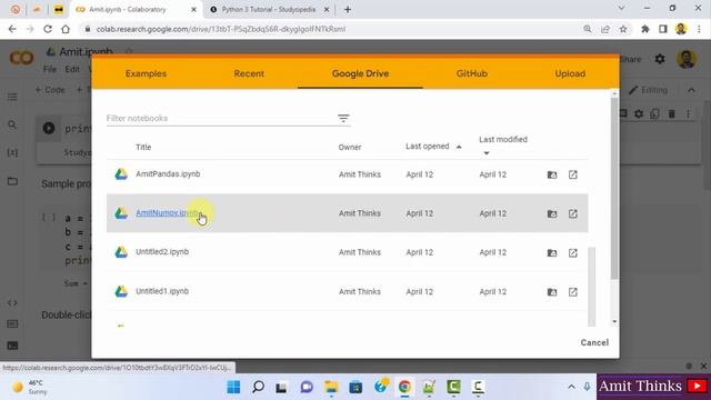 How to Open Google Colab Notebook (.ipynb) from Google Drive | (colab.research.google.com) | 2022 смотреть онлайн
