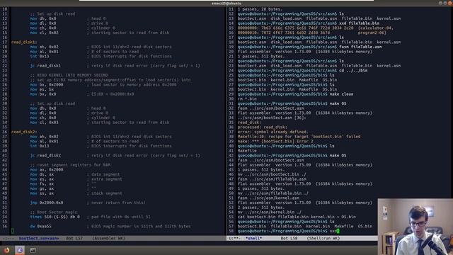 Amateur OS Dev - Basic Makefile, "File Table", Getting User Input смотреть онлайн
