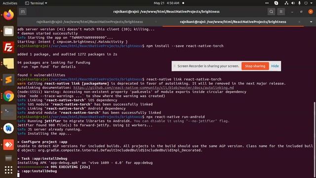 How To Turn On/Off The Flashlight in React Native смотреть онлайн