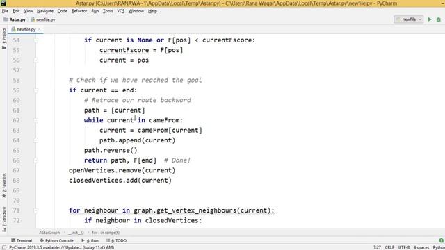 A* Star Algorithm implementation in Python 3 | Part-03 | Full Source Code in Urdu/Hondi смотреть онлайн