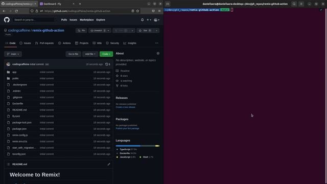 How to Deploy Remix App to Fly with GitHub Actions смотреть онлайн