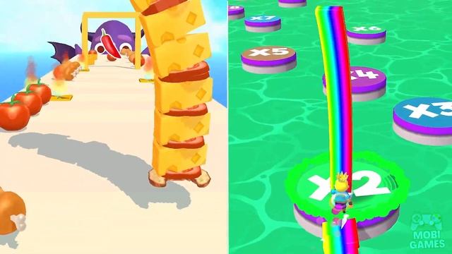 Satisfying Mobile Game: Ball Run 2048, Stack Rider, Number Master, Marble Run, A-Z Run, Giant Rush. смотреть онлайн