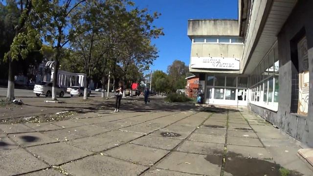 Автовокзал и улица Кирова. Загораю на Силинке в теплый летний день 17 сентября 2021 г. КОМСОМОЛЬСК смотреть онлайн