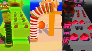 Sandwich Runner FACES BATTLE ? Sandwich Runner COLORED FACES BATTLE  Compilation 3 Best Funny Games