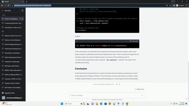 Iterative find replace from a list of tuples in Python смотреть онлайн