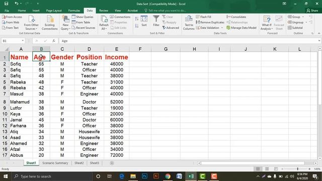 MS Excel 2016 Bangla Tutorial || Data Menu - Sort - Class 5 || Full Course for Beginners. смотреть онлайн