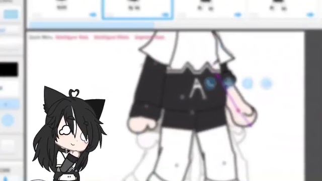 gacha club + stick nodes?? I Finally creat something original eeeee смотреть онлайн