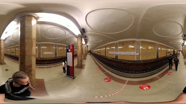 Красносельская. Московское Метро. 4К 360 VR Video. Moscow Subway. смотреть онлайн