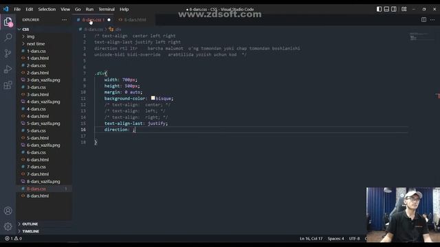 Yangi boshlanuvchilar uchun CSS3 darsliklari | #8 Text Bilan Ishlash | #itflow #2022 смотреть онлайн