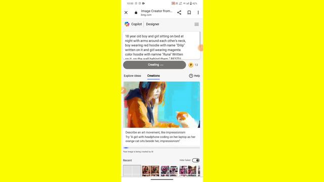 Create 3D Ai Photo Bestie ♥️Bestu Name T-shirt Photo Editing Bing imege creator New Tutorial Bing A смотреть онлайн