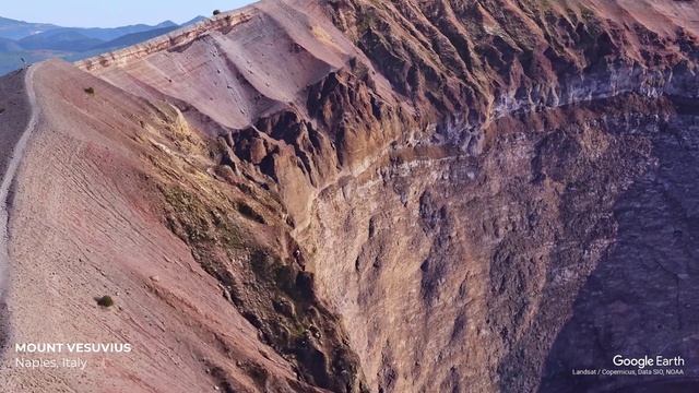 Mount Vesuvius Volcano, Naples, Italy
