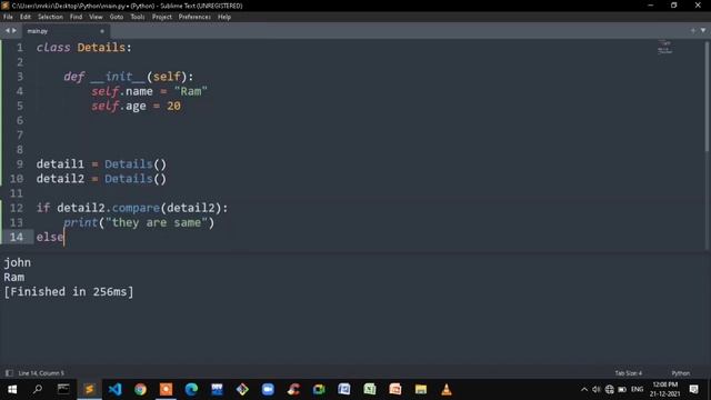 46.Compare Two Objects in Python | Python Series Tamil | M R Kishore Kumar смотреть онлайн