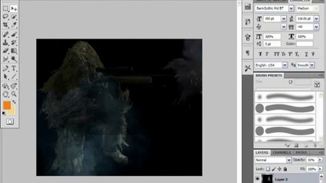 Speed Art 1- CoD 4 Wallpaper смотреть онлайн