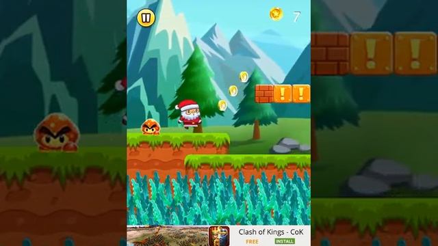 Super Santa Run - The Adventure World Game iOS Gameplay смотреть онлайн
