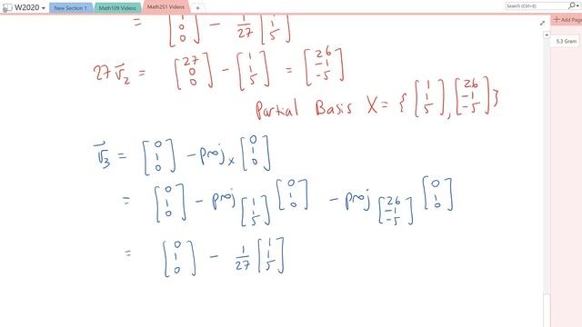 5.3 Gram-Schmidt and QR Factorization смотреть онлайн