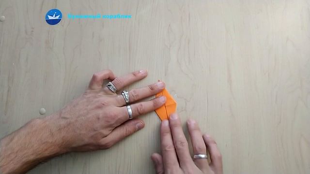 Простая птичка из бумаги/Simple paper bird/Оригами смотреть онлайн