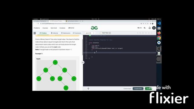 BST Downward Traversal | trees | GFG POTD 06 Feb || Easy solution in Java смотреть онлайн