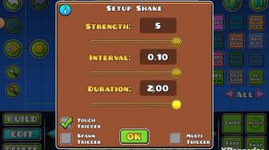 КАК РАБОТАЕТ SHAKE TRIGGER в GEOMETRY DASH 2.2? ГД уроки #10