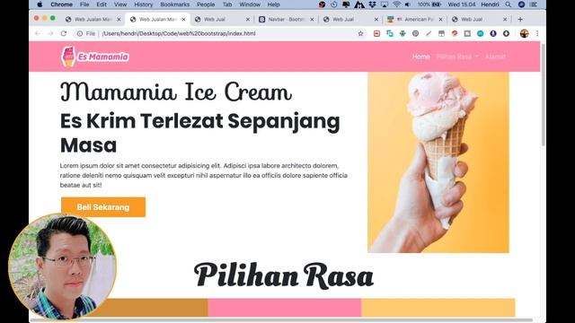 MEMBUAT WEBSITE DENGAN BOOTSTRAP 4 ! BUAT WEBSITE TOKO ONLINE DENGAN BOOTSTRAP 4 MUDAH EP.6 смотреть онлайн