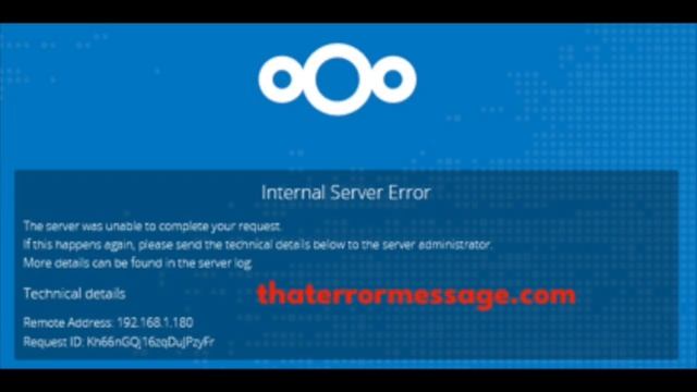 Internal Server Error (Nextcloud) смотреть онлайн
