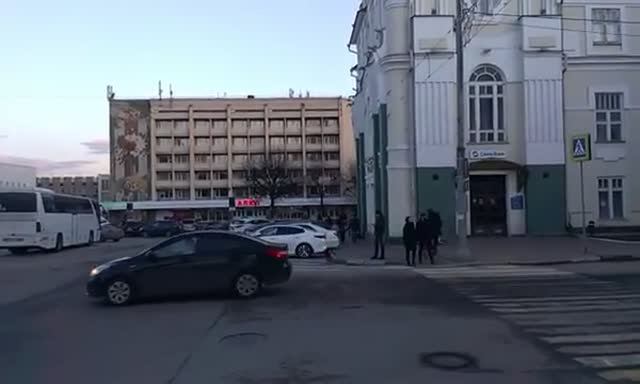 0358, город Орёл, 29.02.2020, площадь Ленина, прогулка, улица Ленина, Ленинский мост, река Орлик